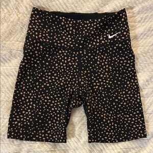 Nike Black and Brown Patterned Shorts